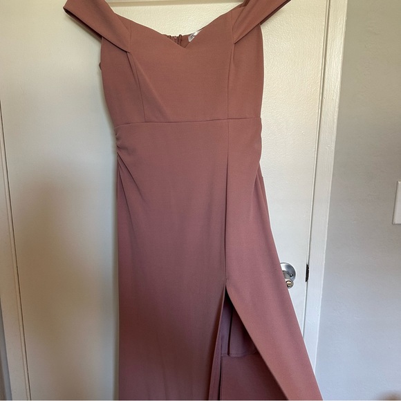 Dusty Mauve Emerald Sundae Bridesmaid Dress Size M - Picture 10 of 10